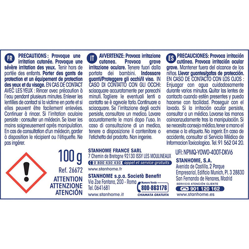Visuel décrivant les contraintes réglementaires et composition du Savon solide détachant linge