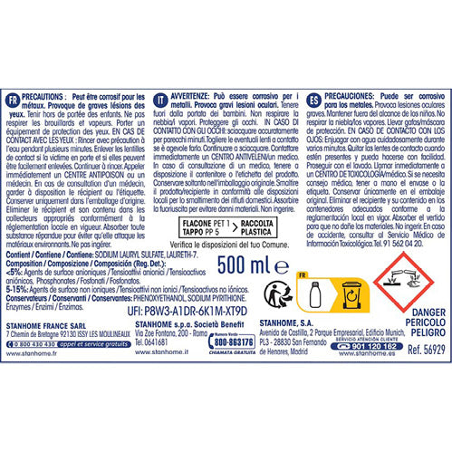 PRE WASH ECOLABEL ET VAPO 500 ML