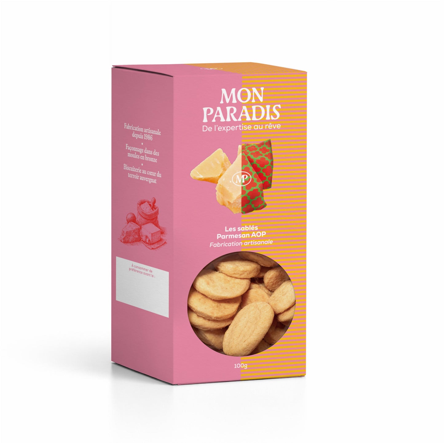 SABLES PARMESAN 100 GR