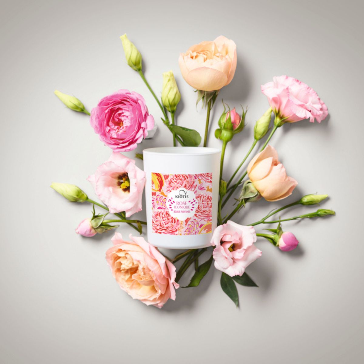 BOUGIE ROSE ICONIQUE 120GR