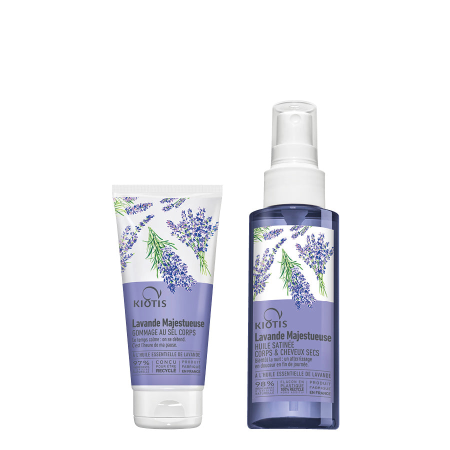 P345 C18 GOMMAGE LAVANDE + HUILE CORPS