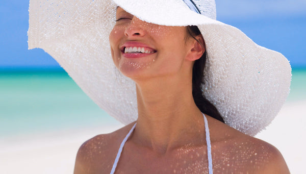 Image fillette crème solaire