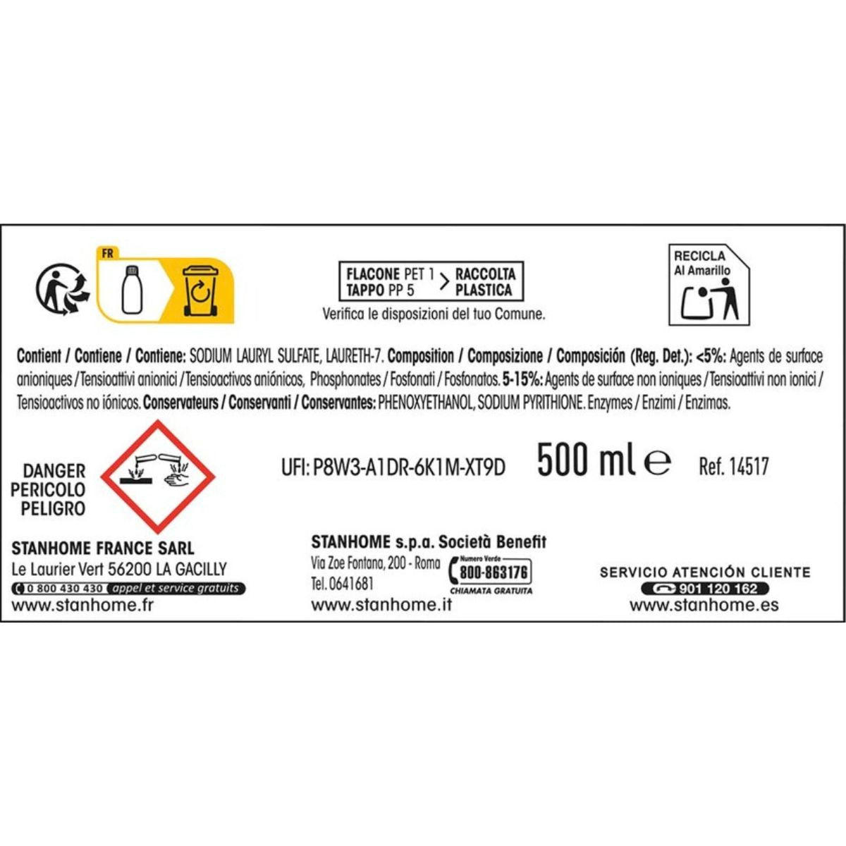 P367 C1 X2 PRE WASH RECHARGE