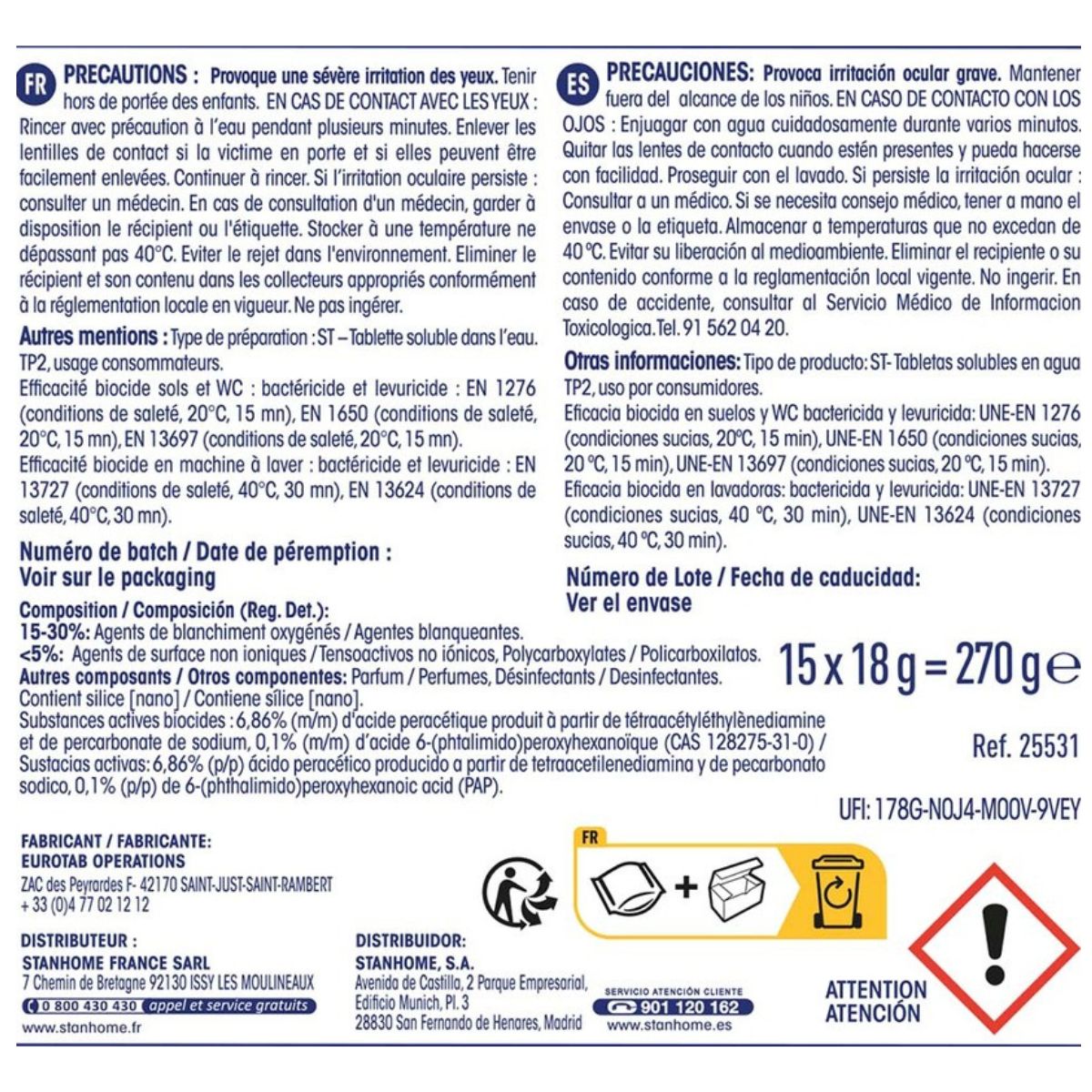 SANI DOSES 15x18GR