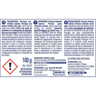 Visuel décrivant les contraintes réglementaires et composition du Savon solide détachant linge