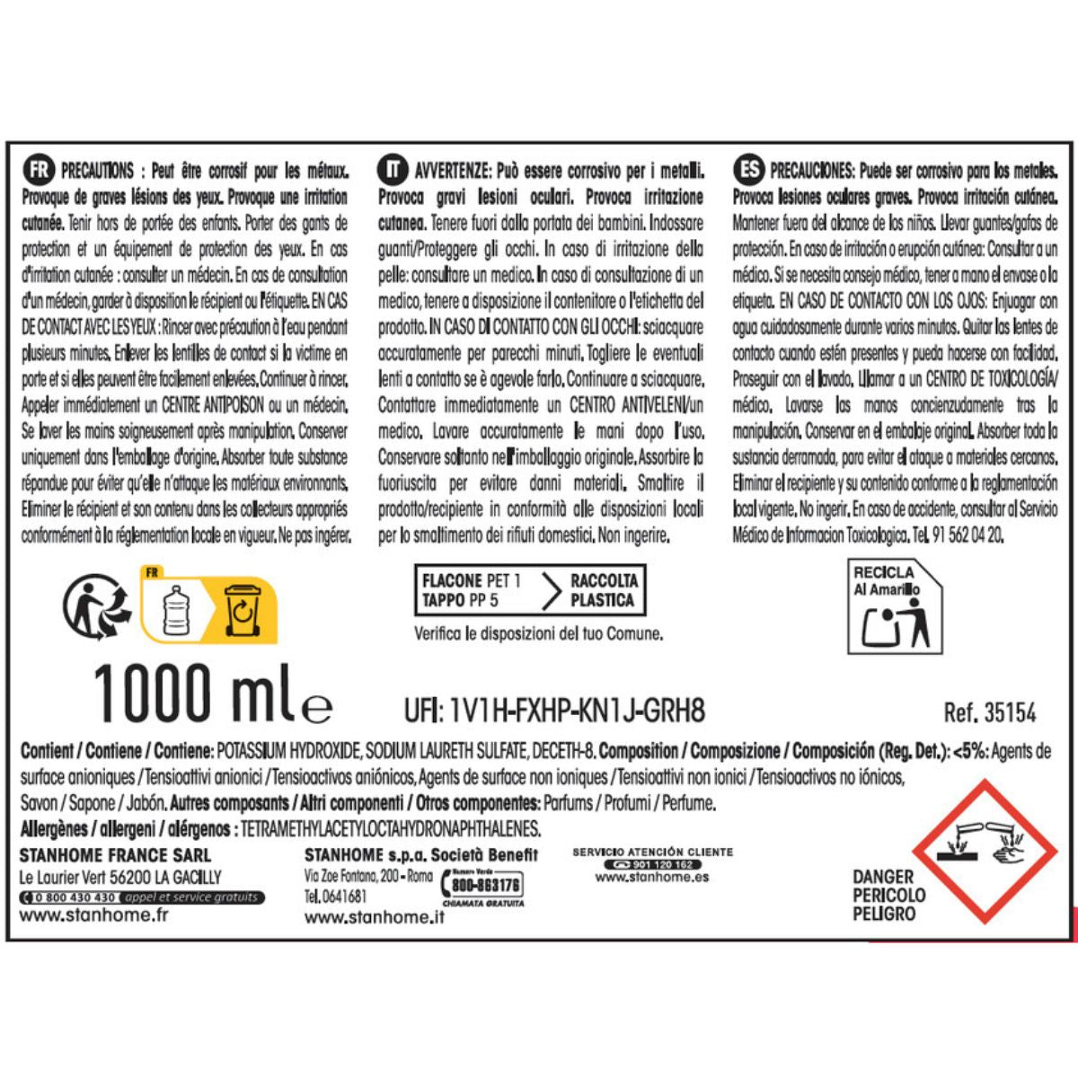 MULTI-FLOOR CRUNCHY RHUBARBE 1000 ML