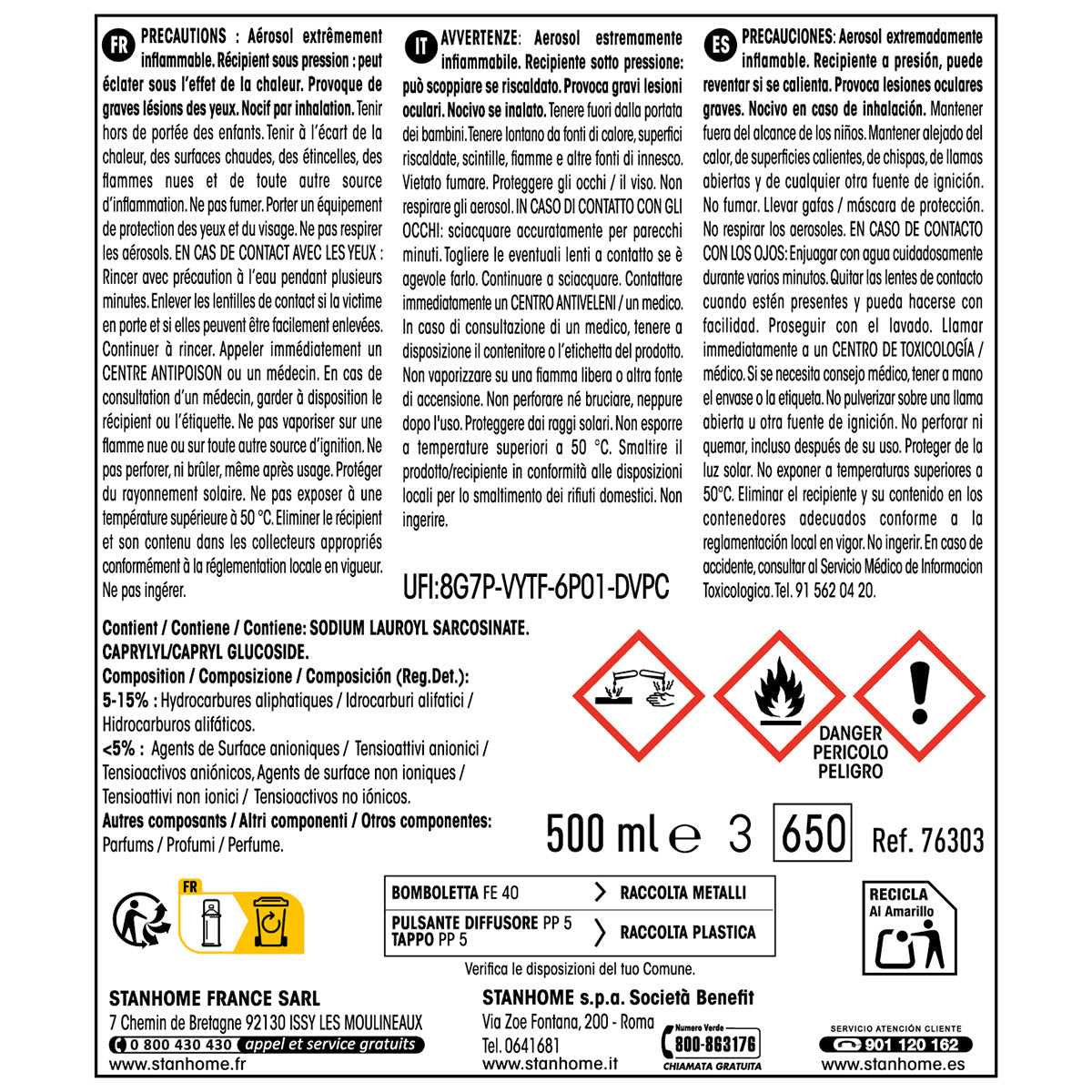 CARPET CLEANER 500 ML 500