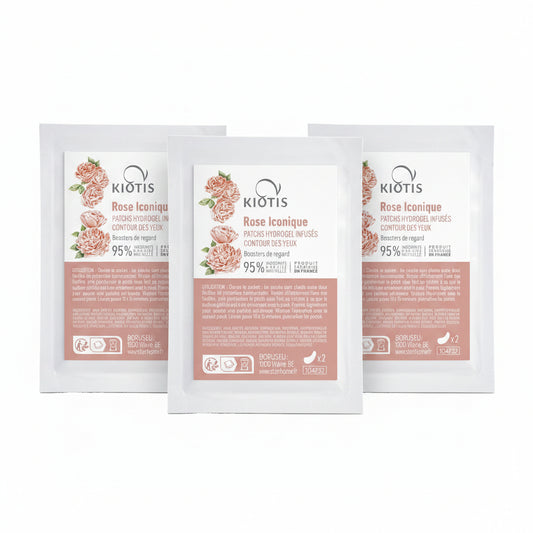 LOT DE 3 PAIRES PATCHS HYDROGEL YEUX