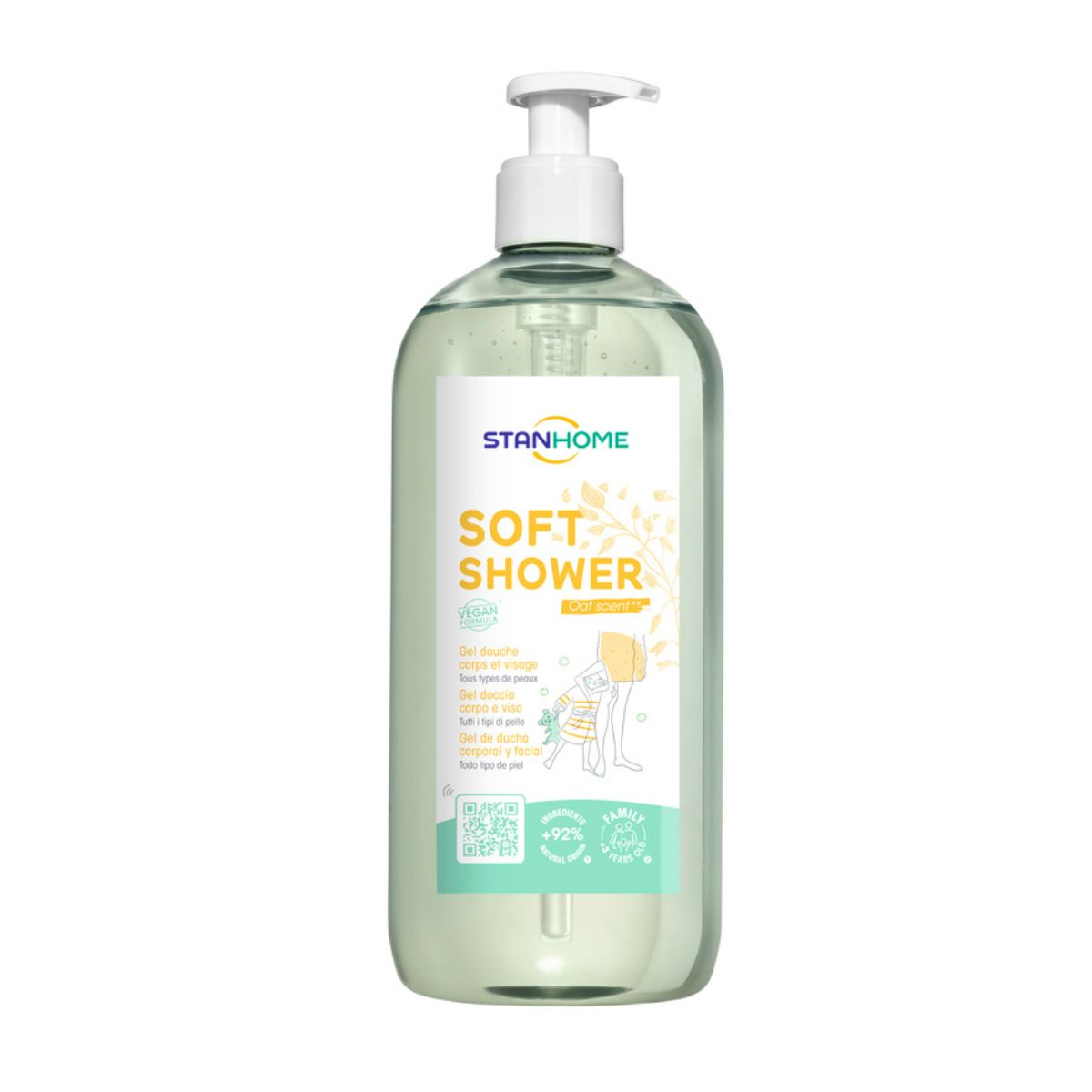 SOFT SHOWER AVOINE+MY PUMP 740 ML