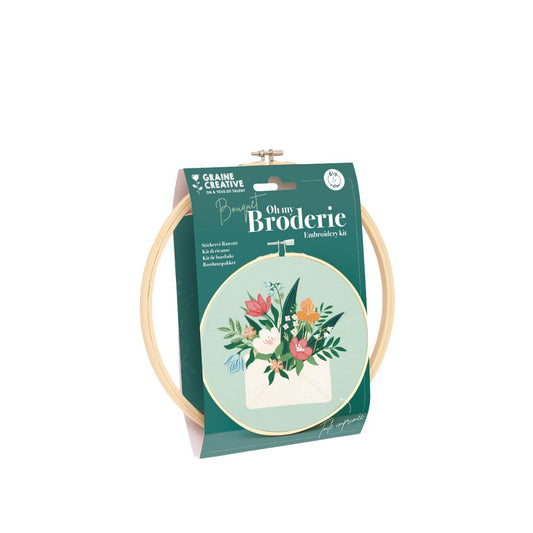 KIT BRODERIE BOUQUET FLEUR