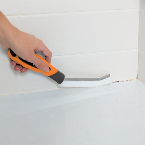 Visuel décrivant les contraintes réglementaires et composition du Brosse à récurer spéciale joints
