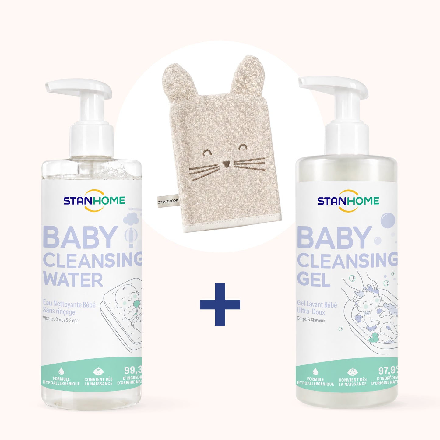 P133 C9 DUO GEL+EAU POUR BEBE = GANT