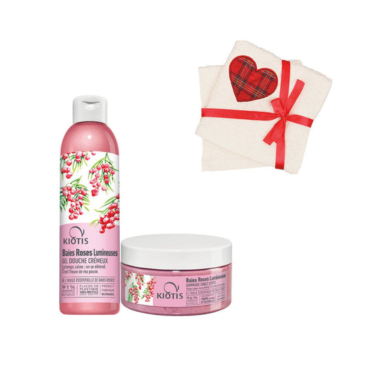 P258 XMAS GD+GOMMAGE BAIES ROSES=2SERV