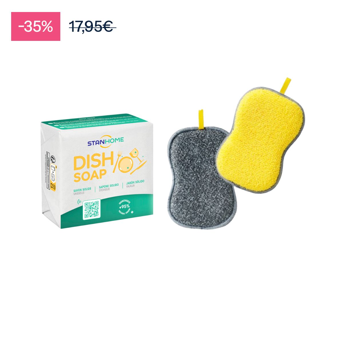 P63 C14 DISH SOAP + KITCHEN SPONGE