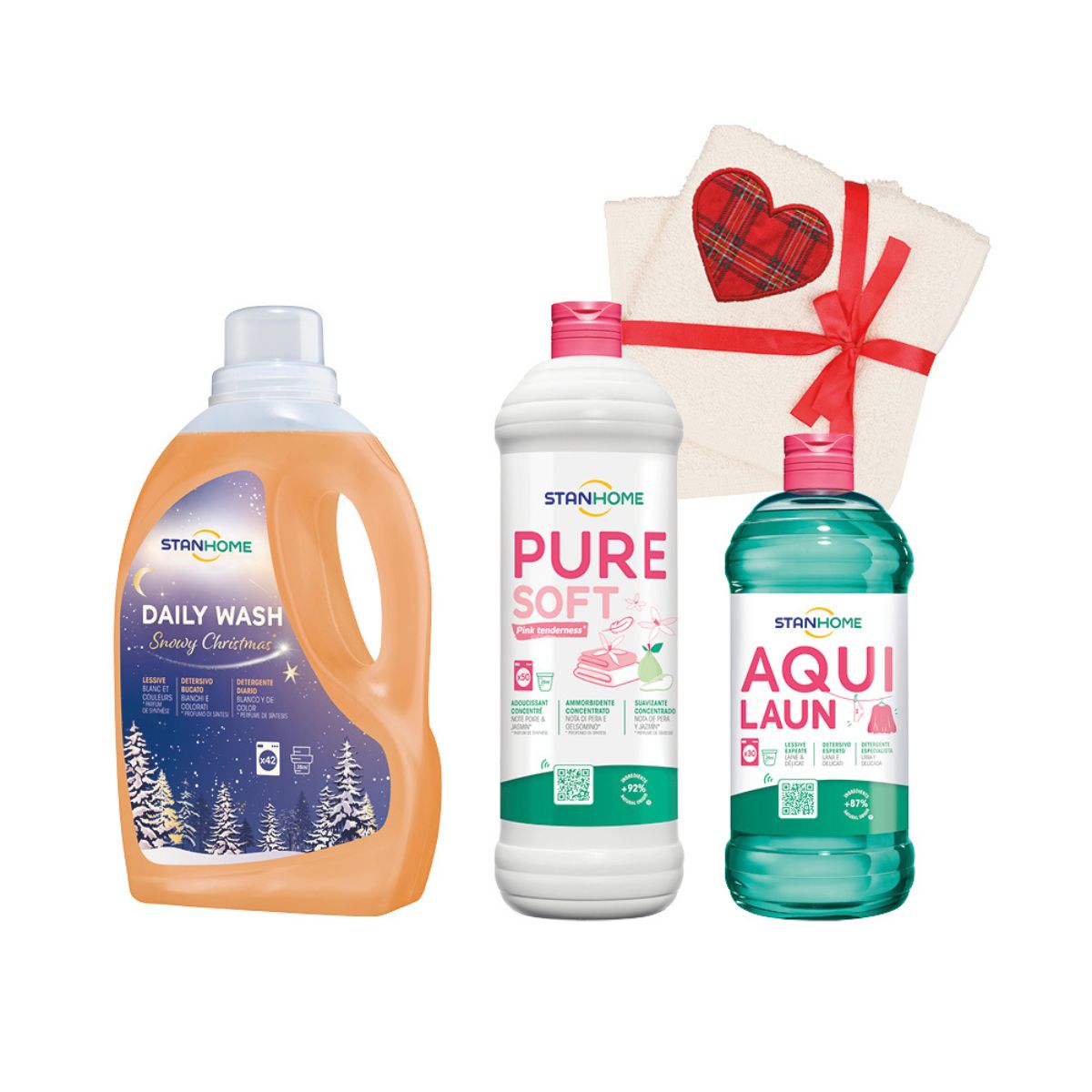 P7 XMAS TRIO LINGE + 2 SERVIETTES